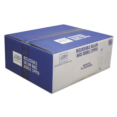 Handi-Bag Resealable Clear Plastic Storage Bags, 1gal, 1.75mil, 10.5"x11", PK250 WBIZIP1GS250